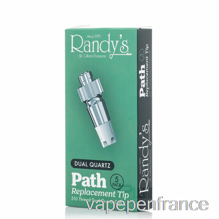 Conseils De Remplacement Randy's Path, Stylo Vape à Double Bobine